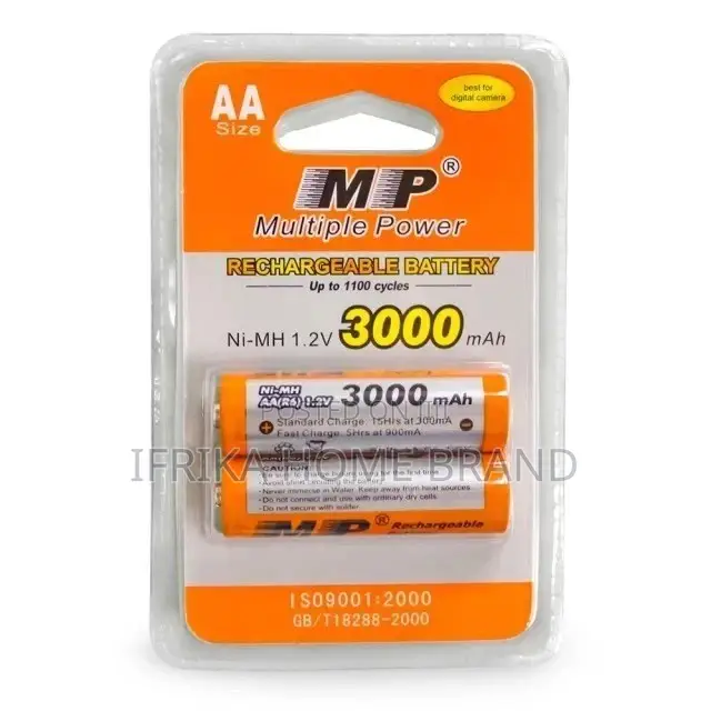 AA 3000mah 1.2 V Quality NI-MH Rechargeable Battery