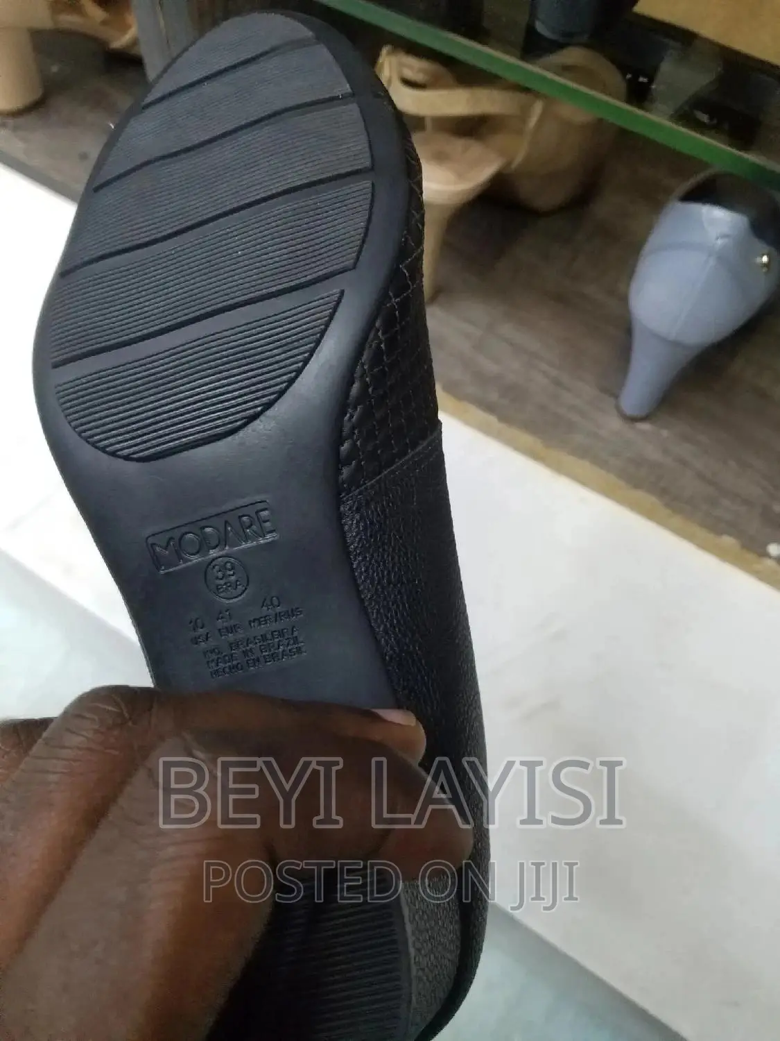Modare Black Pumps Shoes for Ladies