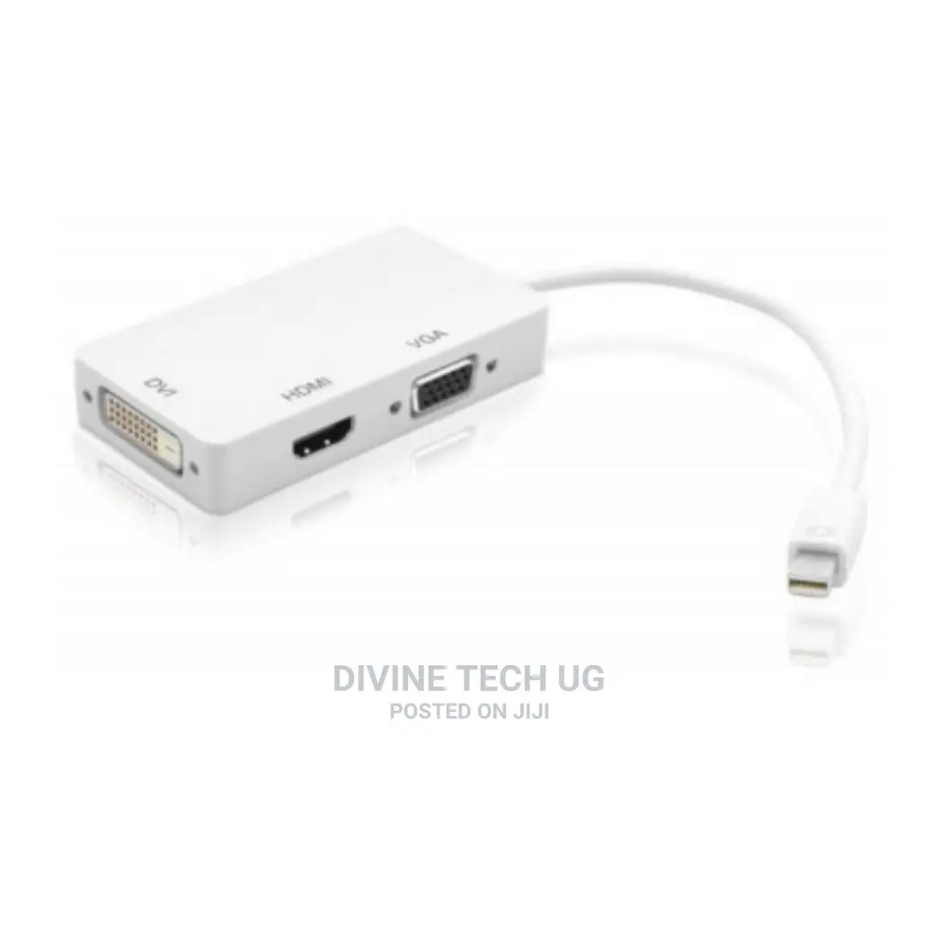 3 in 1 Mini Displayport (Thunderbolt) to Hdmi / Dvi / Vga
