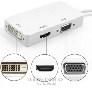 3 in 1 Mini Displayport (Thunderbolt) to Hdmi / Dvi / Vga