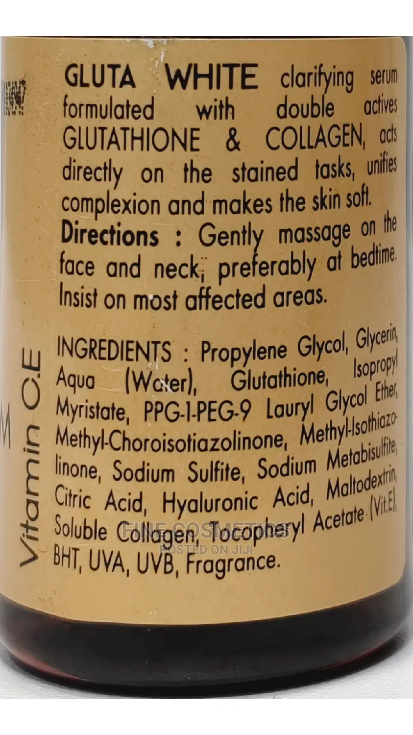 Gluta White Serum, Glutathione And Collagen Intense Serum