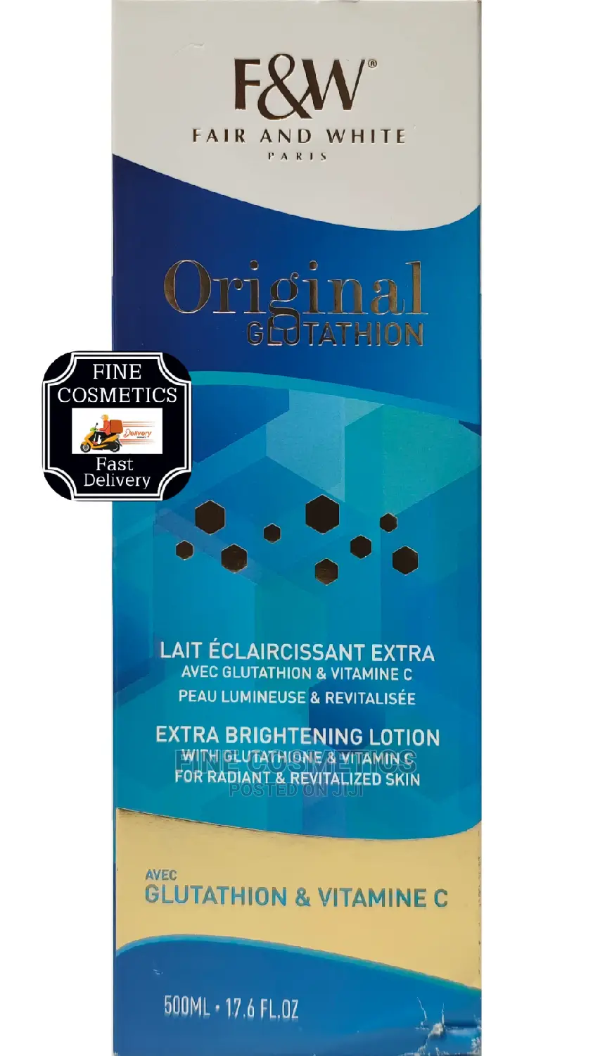 Original FAIR AND WHITE GLUTATHIONE + Vitamin C Lotion 500ml