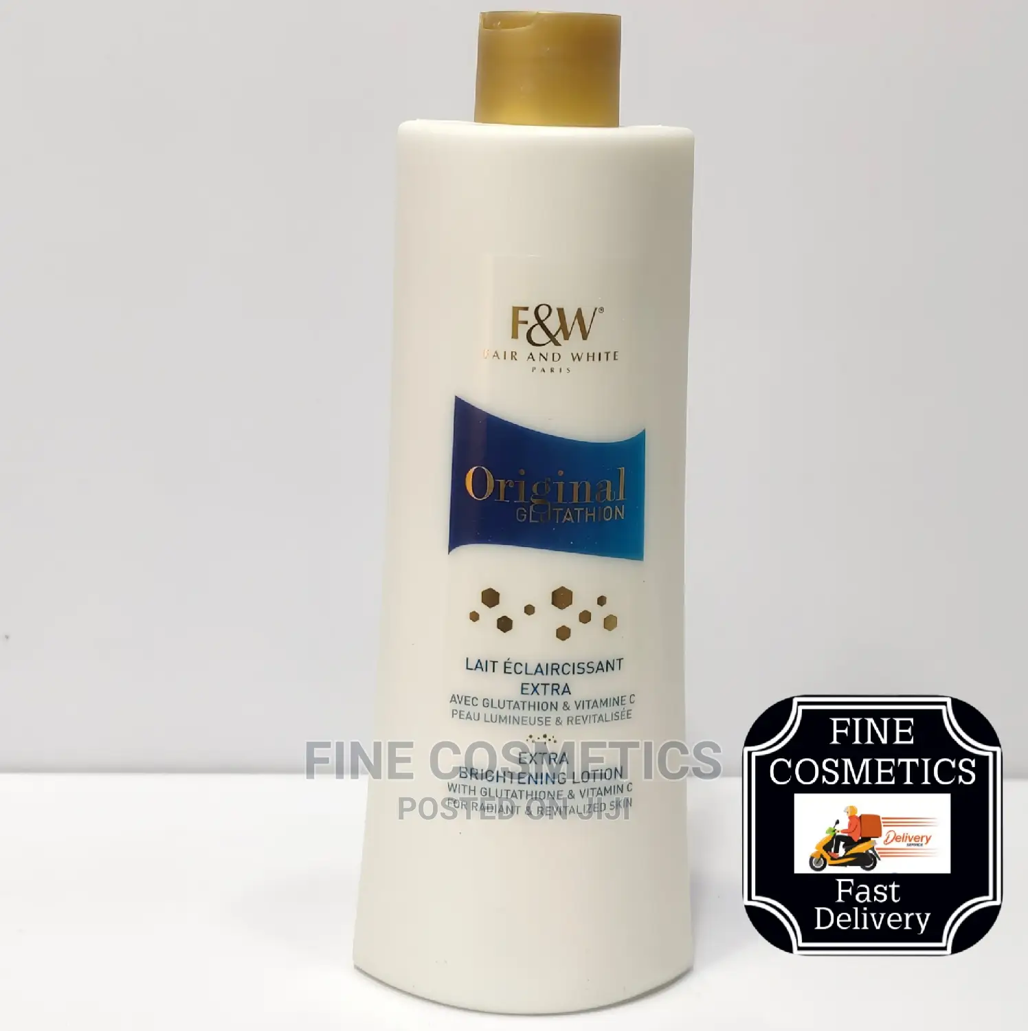 Original FAIR AND WHITE GLUTATHIONE + Vitamin C Lotion 500ml