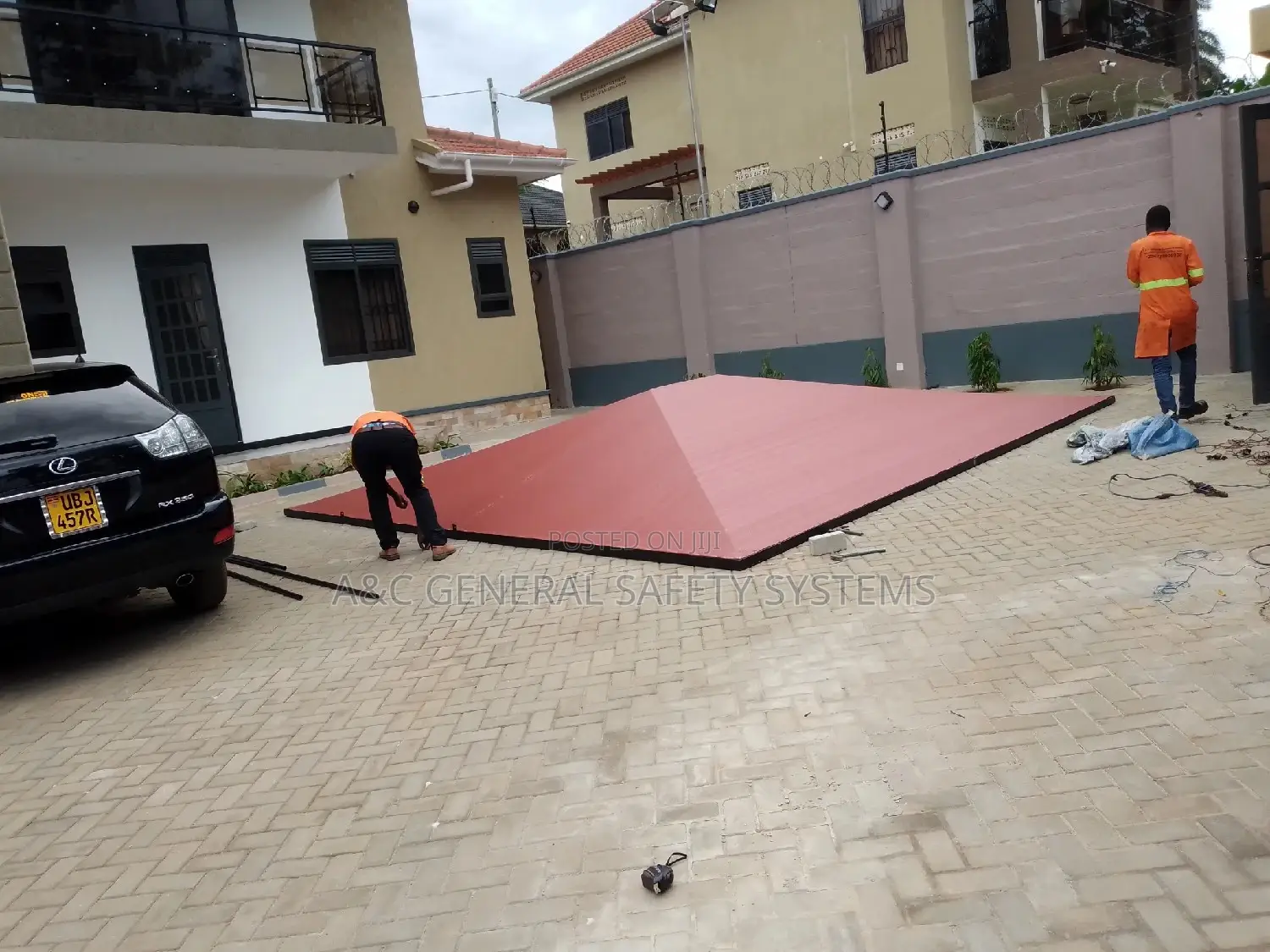 Car Shade 2car Hash Weather Resistant Roof HQP Material