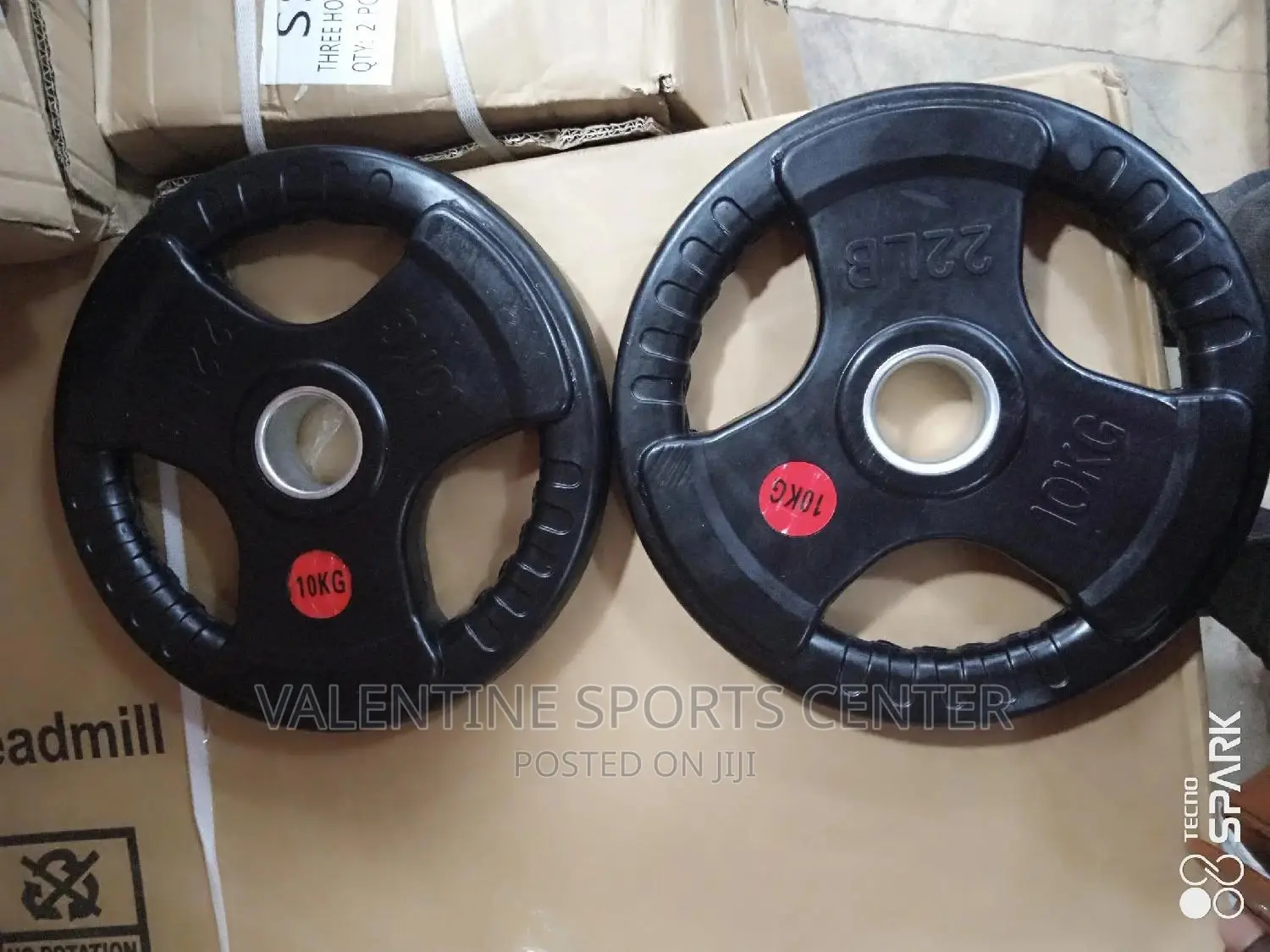 10kg Dumbbell Rubber Original