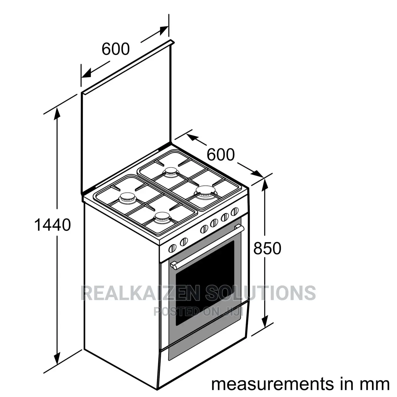 BOSCH Stainless Steel Freestanding Dual Fuel Cooker Oven