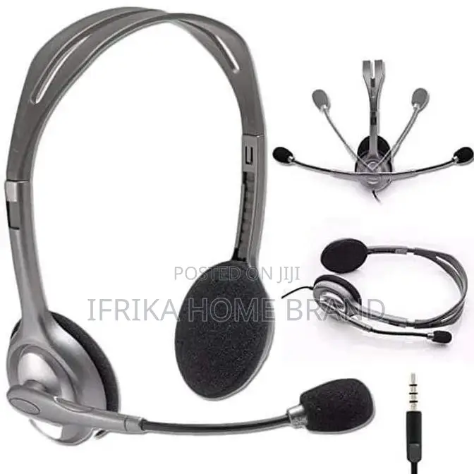 Stereo Headset Logitech H111 Headphone With Mic