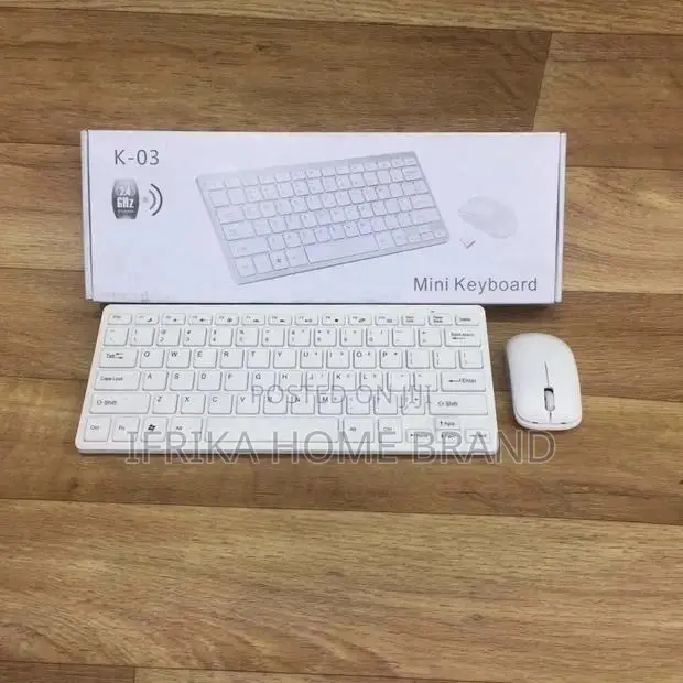 2.4ghz Wireless Keyboard and Mouse Set for Laptop/Pc