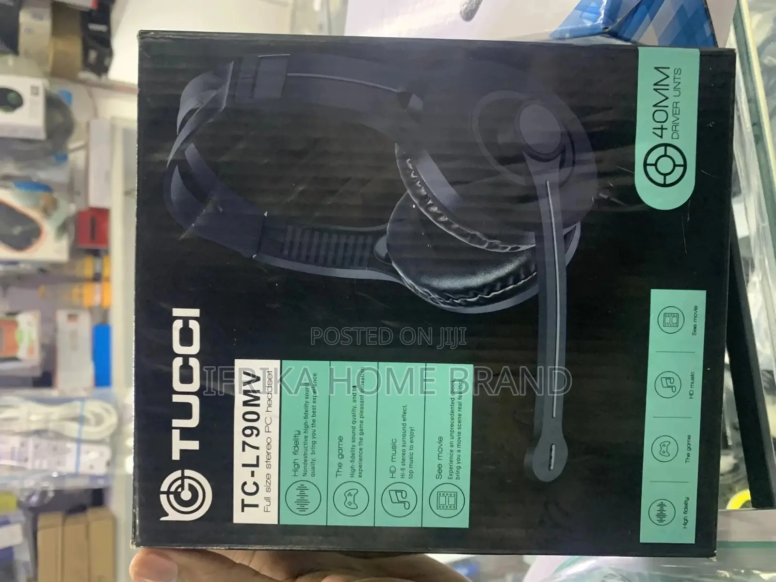 Tucci Tc-L790mv Gaming Headband Headphones With Microphone