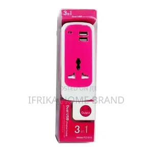 3 in 1 Dual USB / Colorfull Fast Charging Adaptor USB Port