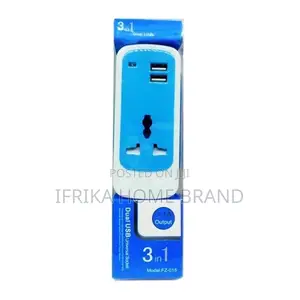 3 in 1 Dual USB / Colorfull Fast Charging Adaptor USB Port