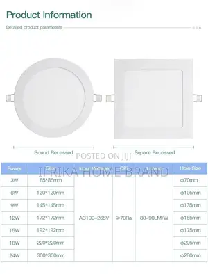 Led Panel Light  for Ceiling and Gypsum