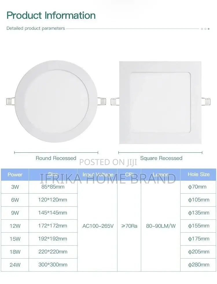 Led Panel Light  for Ceiling and Gypsum