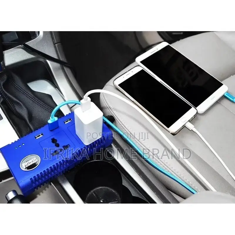 Dual Usb 200w Dc 12 To Ac 220 Car Inverter Car Charger