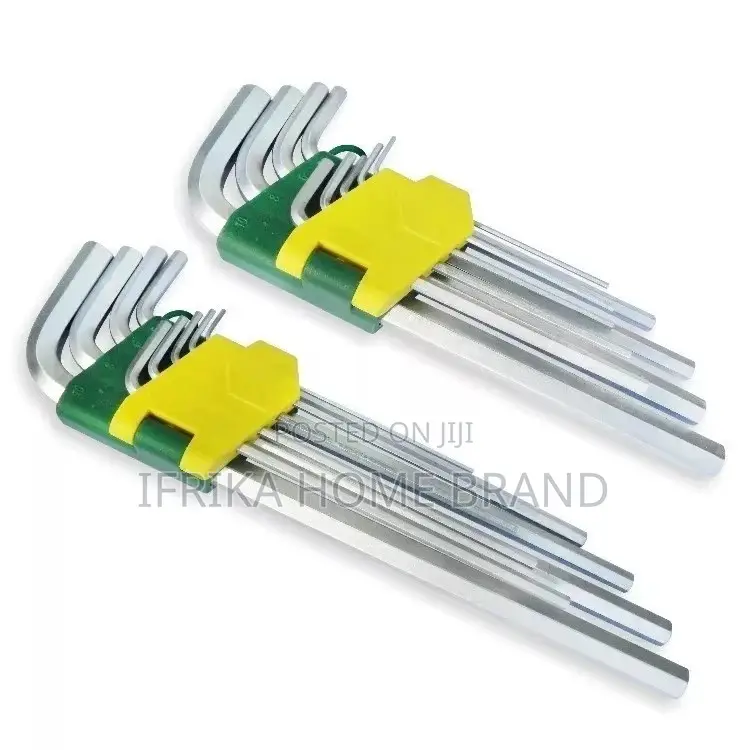 9 Pieces Long Arm Metric 1.5mm-10mm High Grade Allen Key