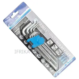 9 Pieces Long Arm Metric 1.5mm-10mm High Grade Allen Key
