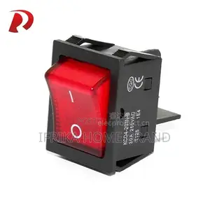 Power Switch With Red Led Light KCD4-201N 4 Pin ON OFF 30A