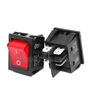Power Switch With Red Led Light KCD4-201N 4 Pin ON OFF 30A