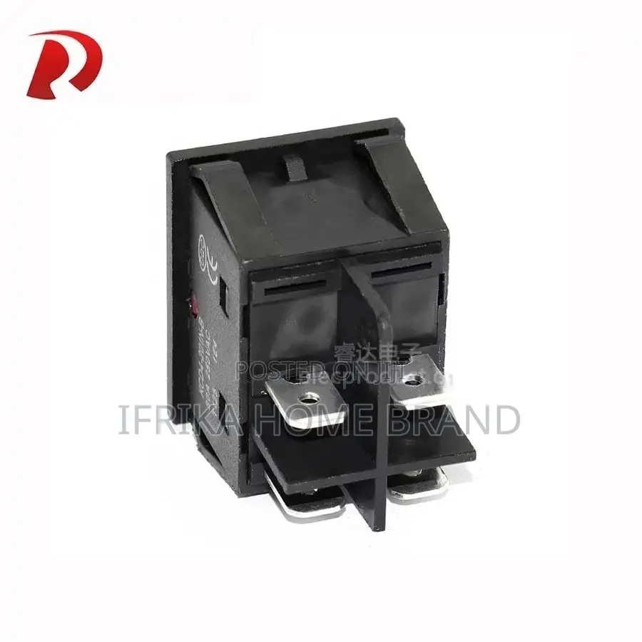 Power Switch With Red Led Light KCD4-201N 4 Pin ON OFF 30A
