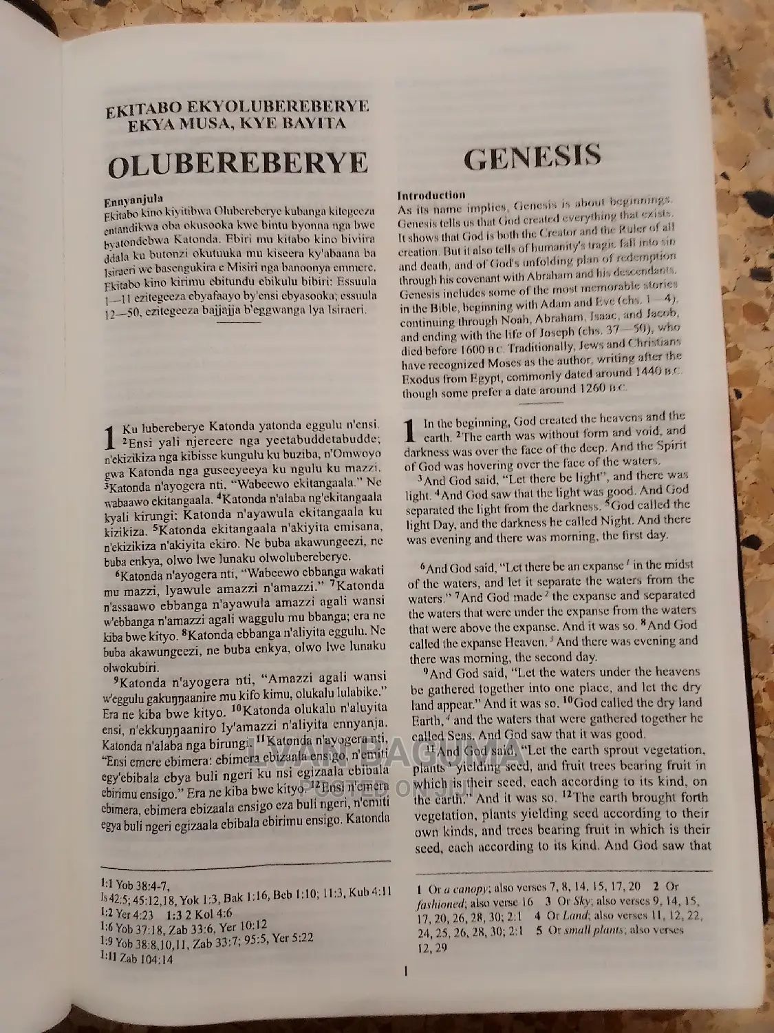 Holy Bible English Standard and Luganda Bible Combined