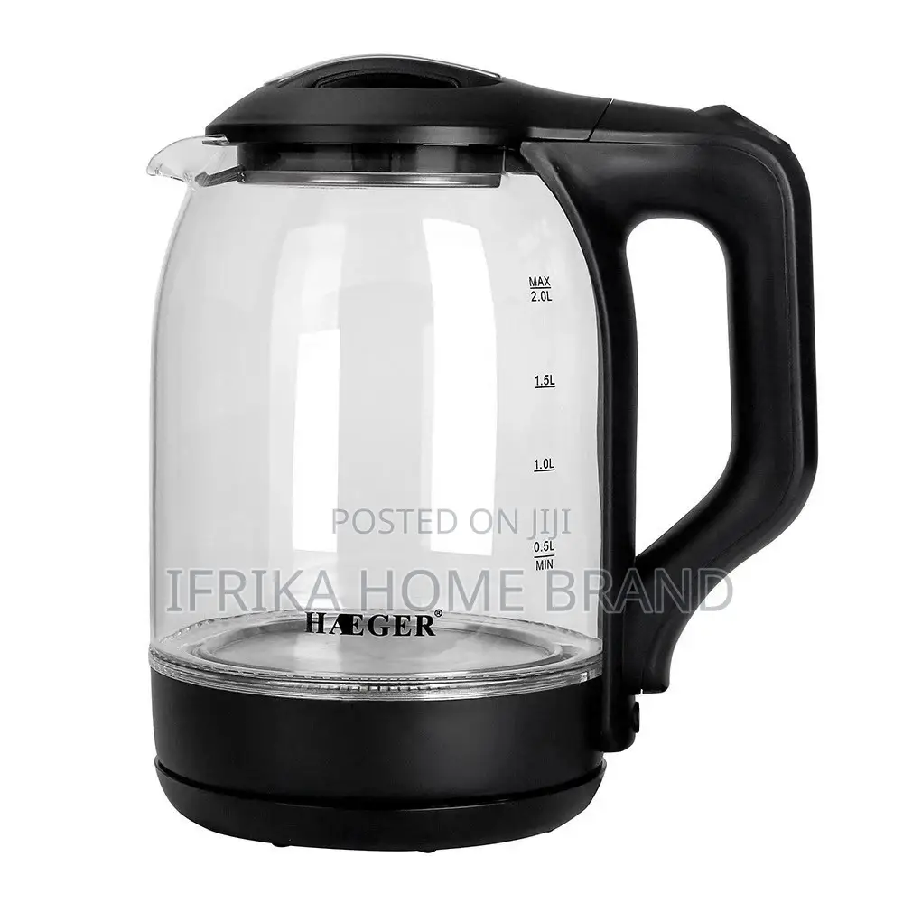 Electric Fast Boiling Glass Kettle Pacolator With Led Lights