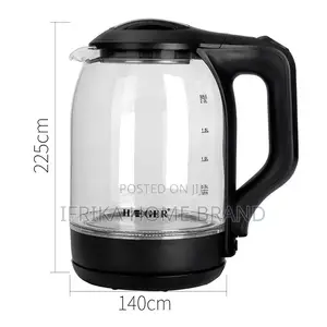 Electric Fast Boiling Glass Kettle Pacolator With Led Lights
