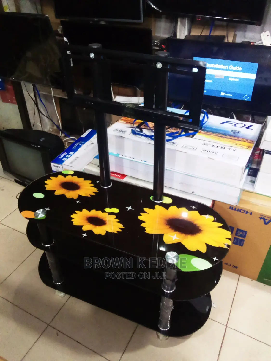 Classic Glass Tv Stand