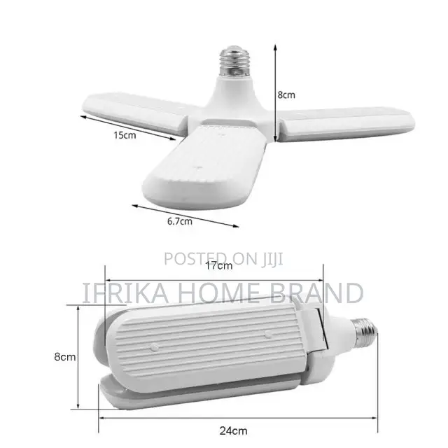3 Leaf Night Light E27 45W Fan Blade LED Bulb Ceiling