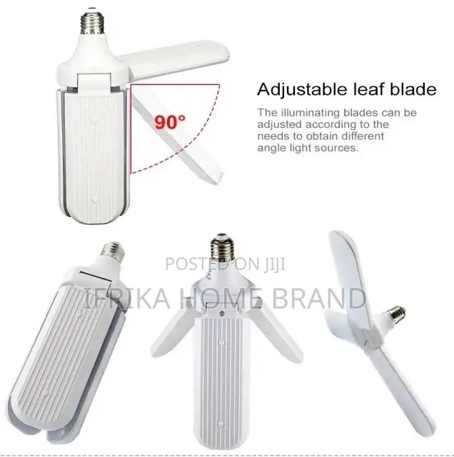 3 Leaf Night Light E27 45W Fan Blade LED Bulb Ceiling