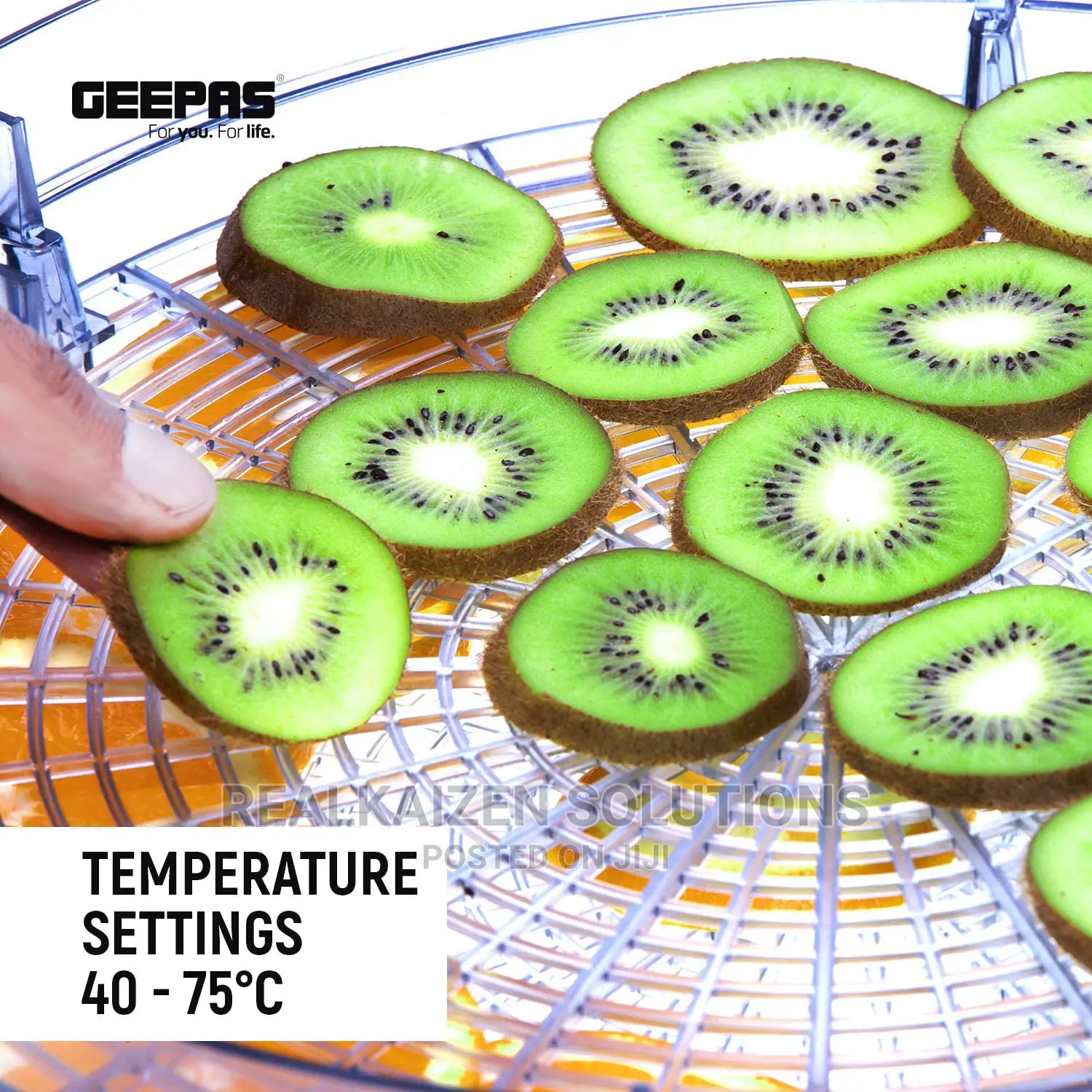Geepas 5 Dry Layers Digital Food Dehydrator 520W
