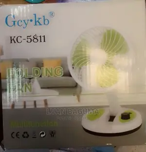 Folding Mini Fan With LED Light - Table / Desk Fan