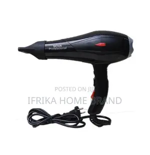 Super Silent Fakang Professional Electric Hair Dryer – Black