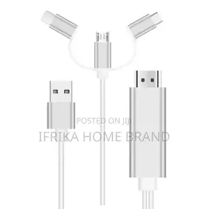 3-In-1 Lighting/Type-C/Micro USB to HDMI Cable