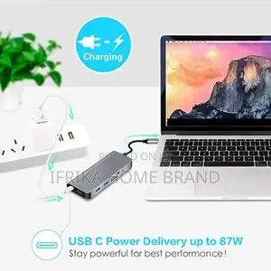 8 In1 Docking Station TYPE-C to HDMI/RJ45/Audio Interface3.0