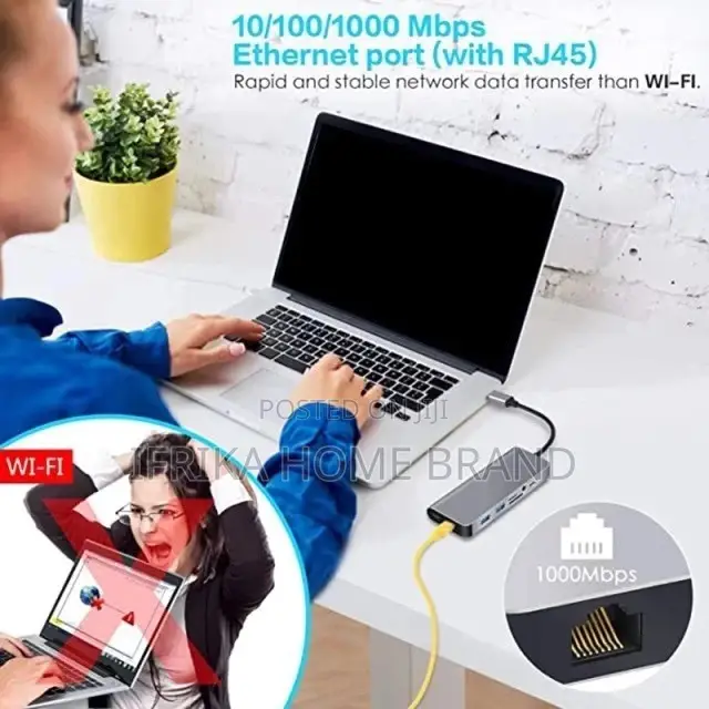 8 In1 Docking Station TYPE-C to HDMI/RJ45/Audio Interface3.0