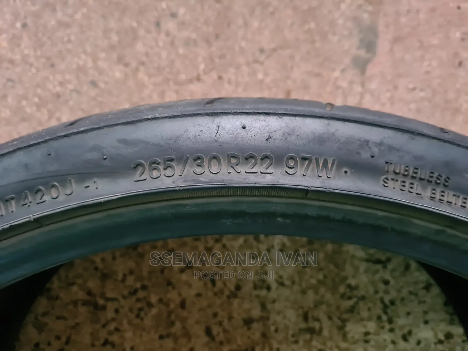 265/30r22 Used Tire in the Best Condition