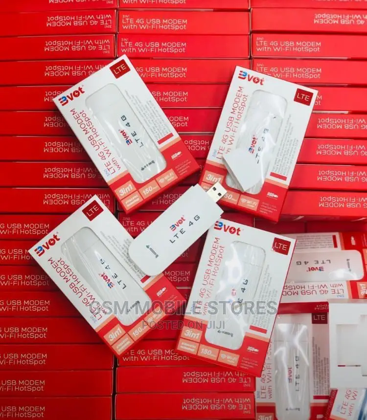 BVOT Universal 3In1 4G LTE USB Modem With WiFi Hotspot in Central