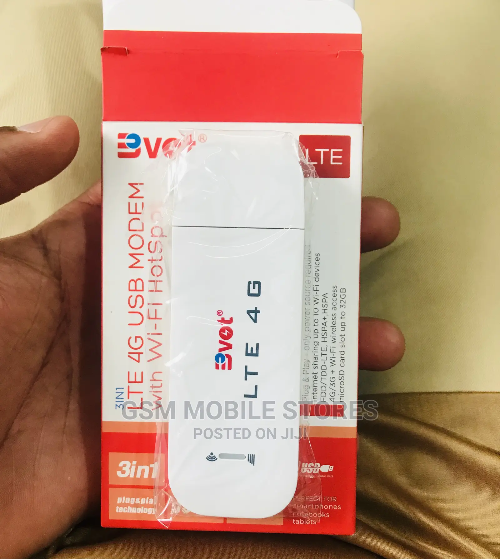 BVOT Universal 3In1 4G LTE USB Modem With WiFi Hotspot in Central Division Networking