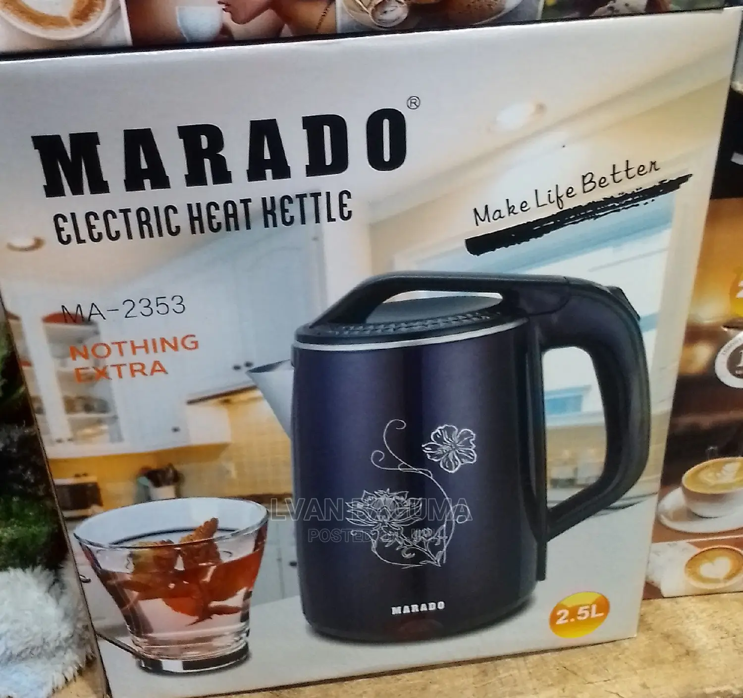 MARADO Electric Heat Kettle / Pacolator - 2.5L