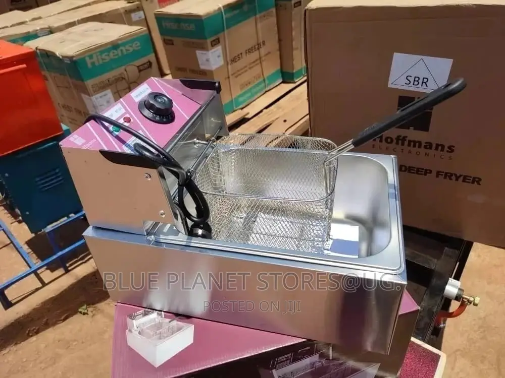 Hoffmans 6.0litres Single Deep Fryer (Stainless Steel)