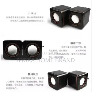 Portable USB 2.0 Wired Mini Stereo Speakers for Laptop PC