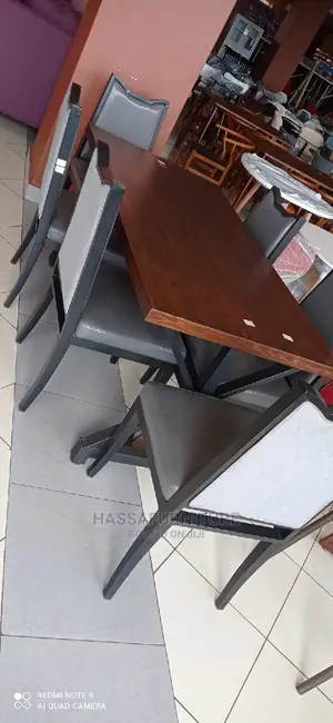 Wood and Metal Dining Set Brand New