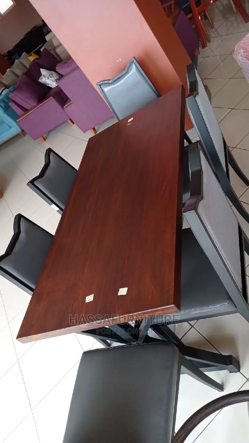 Wood and Metal Dining Set Brand New