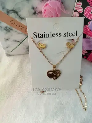 Stainless Steel Necklaces With a Unique Heart Pendant
