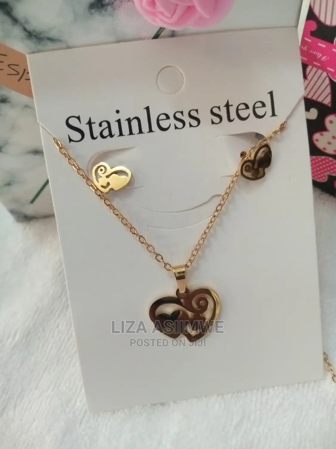 Stainless Steel Necklaces With a Unique Heart Pendant