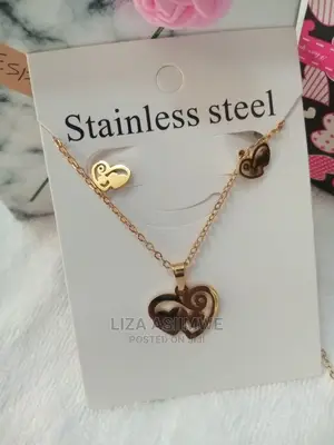 Stainless Steel Necklaces With a Unique Heart Pendant