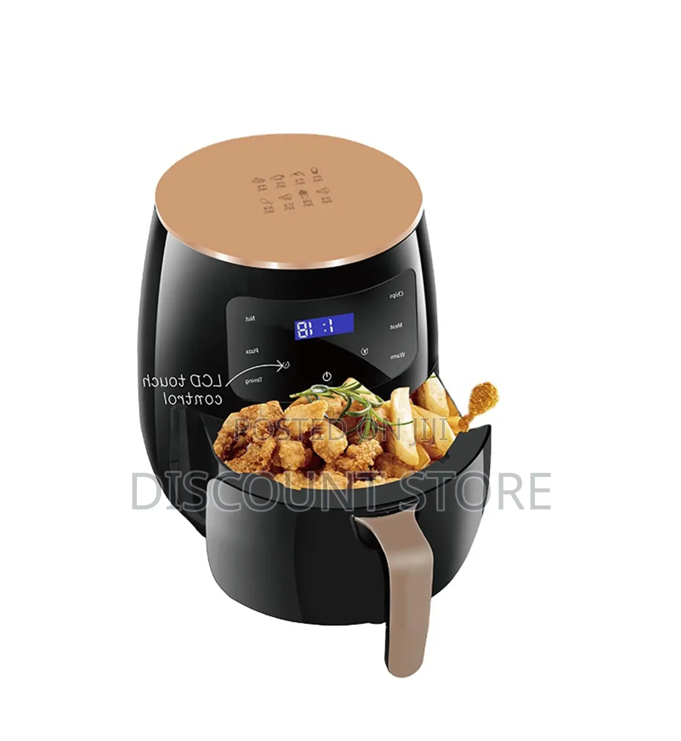 5L Window Stainless Steel Air Fryers.