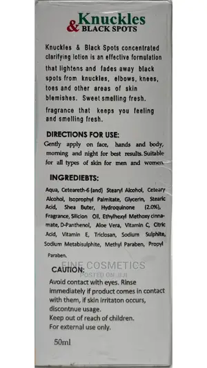Knuckles and Black Spots Remover Concentrated Lotion