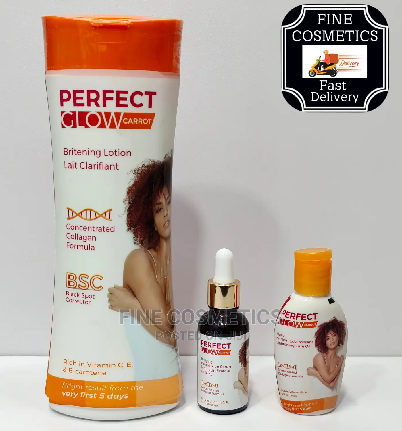 Perfect Glow Lightening Set of Lotion, Serum and Oil