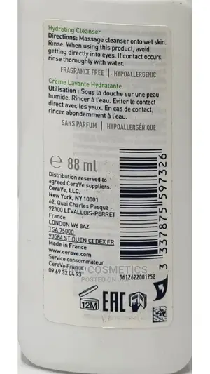 Cerave Hydrating Cleanser and Foaming Gel Moussant Cleanser